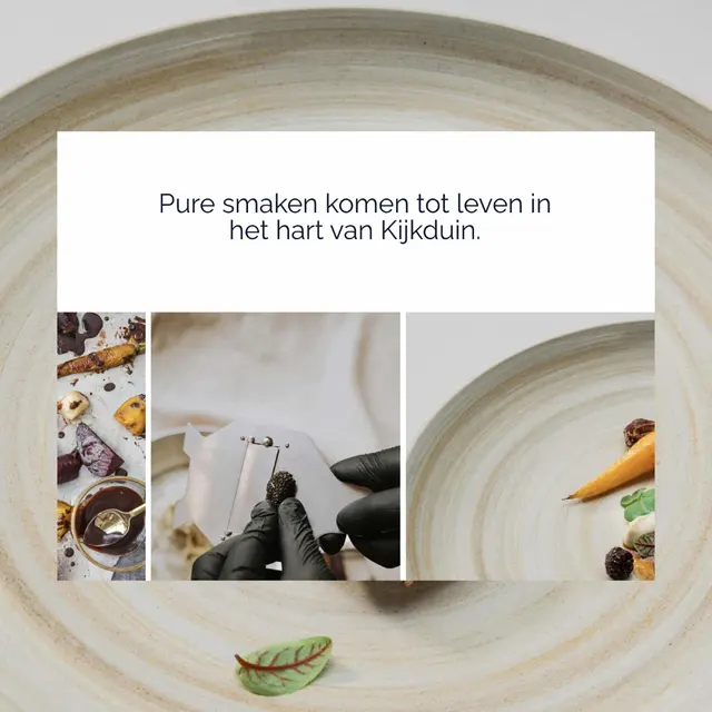 Websiteontwerp voor een restaurant in Kijkduin met culinaire fotografie